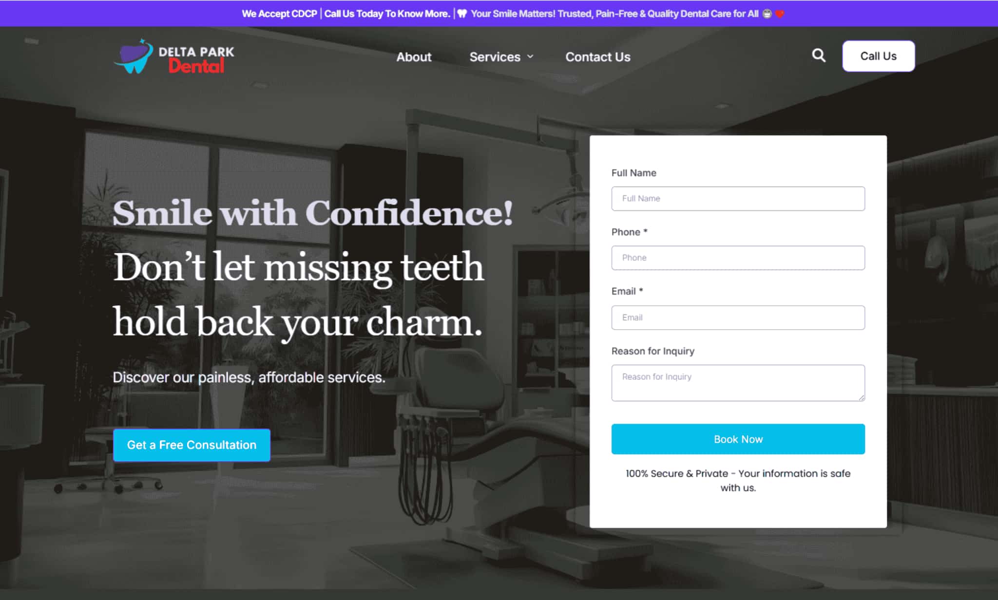 DeltaPark Dental Portfolio 2048x1232 1
