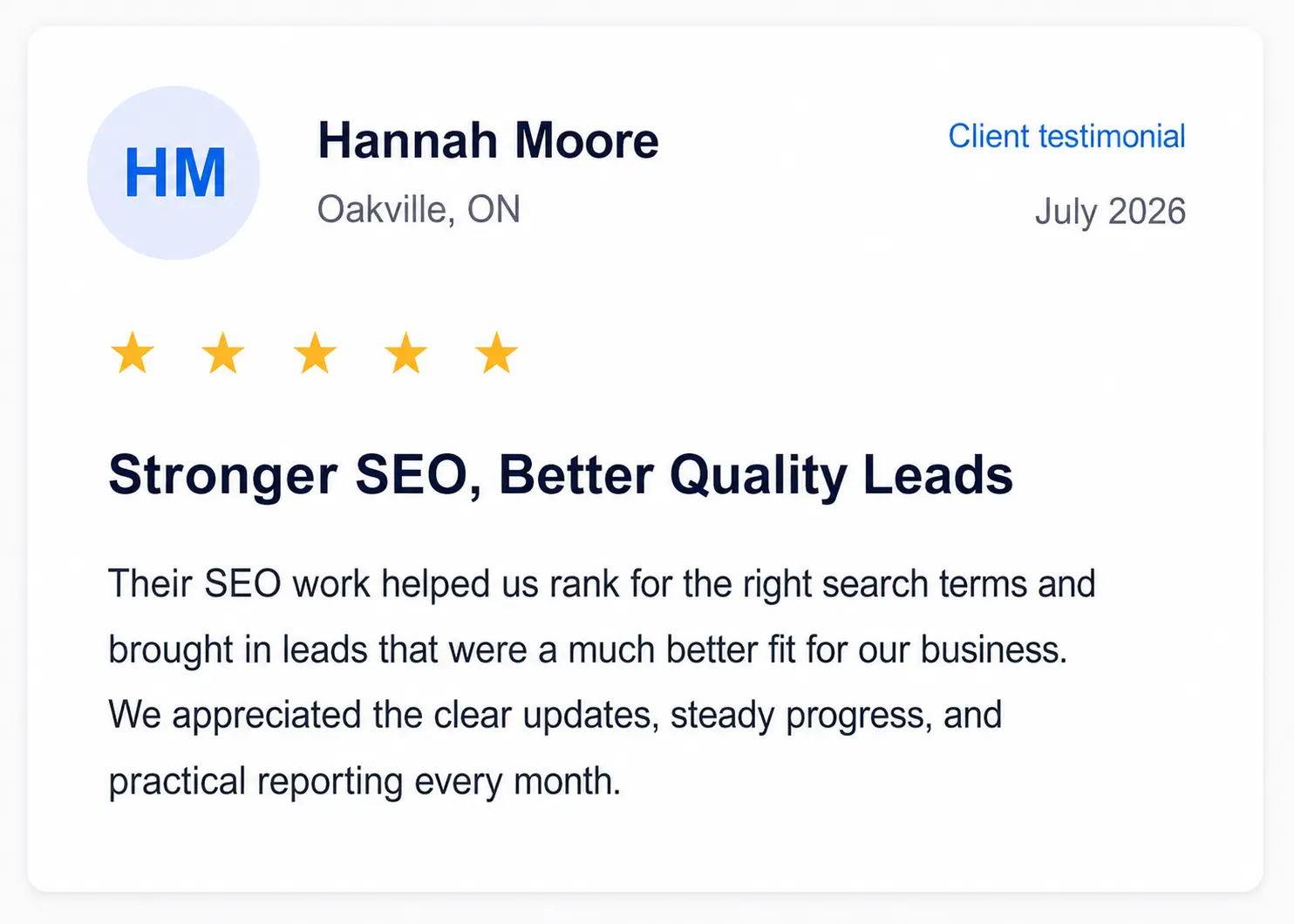 Customer review